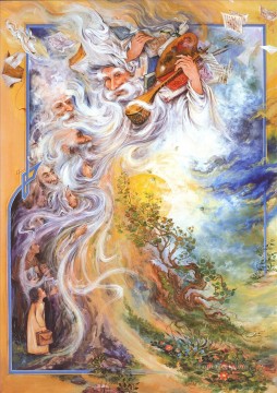 Fantasía Painting - Del polvo al polvo Miniaturas persas Cuentos de hadas